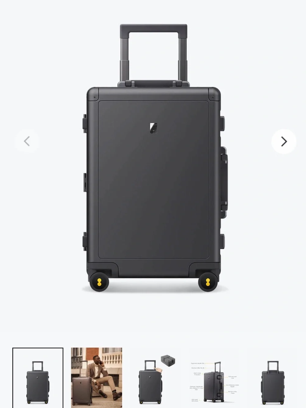 LEVEL 8 Gibraltar Aluminum Carry-On Luggage